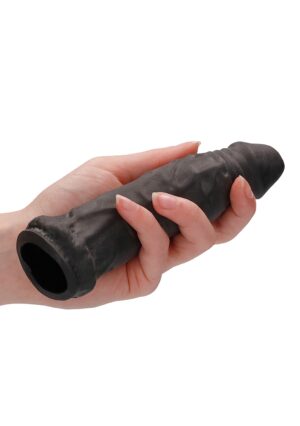 Penis Sleeve - 7"/ 17 cm - Black - Afbeelding 10