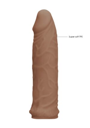 Penis Sleeve - 7"/ 17 cm - Tan - Afbeelding 3