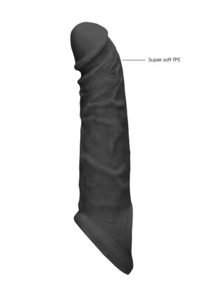 Penis Sleeve 8" - Black - Afbeelding 3