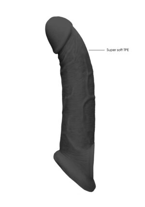 Penis Sleeve 9" - Black - Afbeelding 3