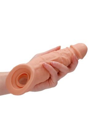 Penis Sleeve 9" - Flesh - Afbeelding 10