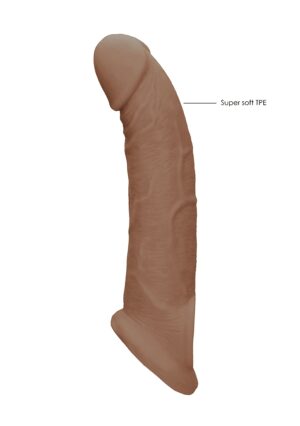 Penis Sleeve 9" - Tan - Afbeelding 3