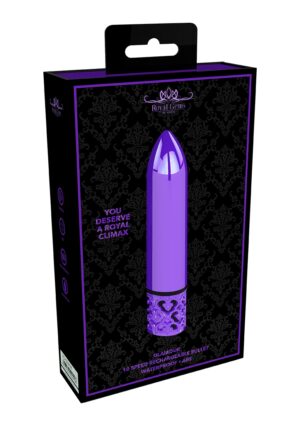 Glamour - Rechargeable ABS Bullet - Purple - Afbeelding 2