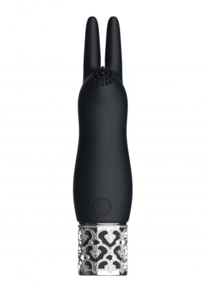 Elegance - Rechargeable Silicone Bullet - Black - Afbeelding 4
