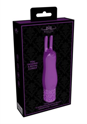 Elegance - Rechargeable Silicone Bullet - Purple - Afbeelding 2