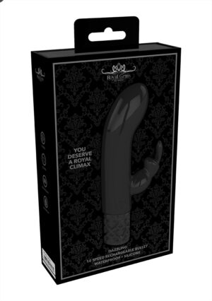 Dazzling - Rechargeable Silicone Bullet - Black - Afbeelding 2