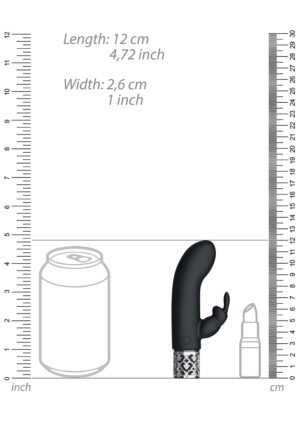 Dazzling - Rechargeable Silicone Bullet - Black - Afbeelding 3