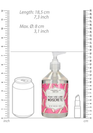 Waterbased Lube - YEAH I USE LUBE! #DISCRETE - 500 ml - Afbeelding 2