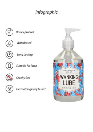 Masturbation Lube - WANKING LUBE - 500 ml - Afbeelding 5
