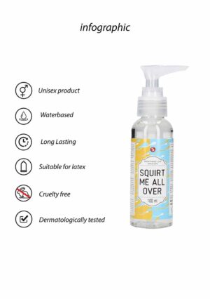 Waterbased Lube - Squirt Me All Over - 100 ml - Afbeelding 5
