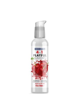Playful 4 In 1 Glijmiddel Met Poppin Wild Cherry-Smaak - 118ml - Afbeelding 1