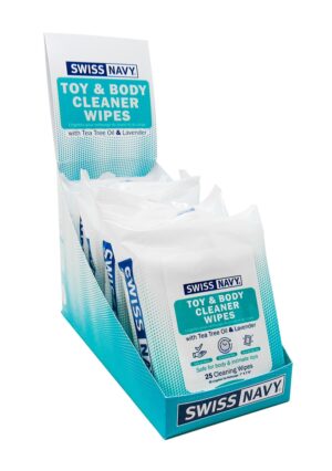 Toy & Body Cleaner Doekjes 25ct/6ct Display Doos - Afbeelding 1