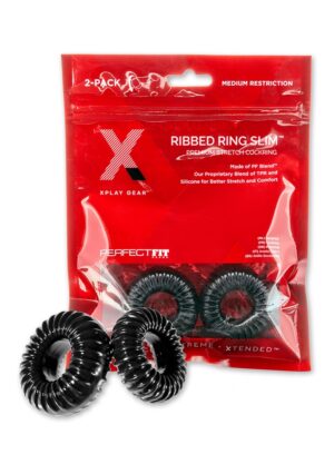 PF Blend Premium Stretch Ribbed Ring 2-pack - Afbeelding 2