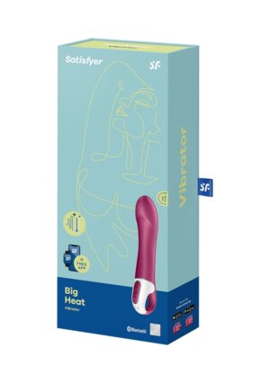 Big Heat Warming G-Spot Vibrator - Red Wine - Afbeelding 2