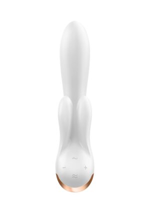 Double Flex - Rabbit Vibrator - white - - Afbeelding 3