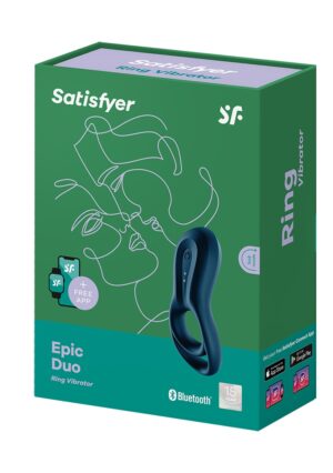 Epic Duo Ring Vibrator - Blue - Afbeelding 2
