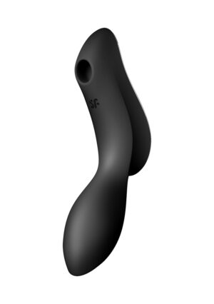 Curvy Trinity 2 - Inbrengbare Air Pulse Vibrator - black - Afbeelding 1