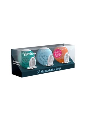 Masturbator Egg Set - Naughty. Savage. Crunchy - 3 pcs - Afbeelding 2