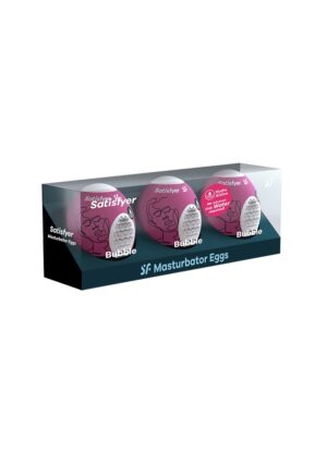 Masturbator Egg Set - Bubble - 3 pcs - Afbeelding 2