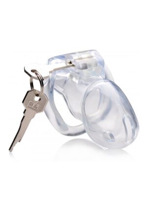Clear Captor Chastity Cage with Keys - Medium - Afbeelding 1