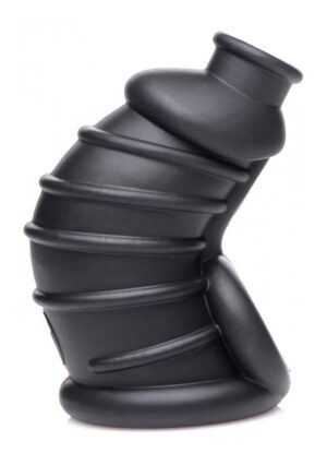 Dark Chamber Silicone Chastity Cage - Afbeelding 1