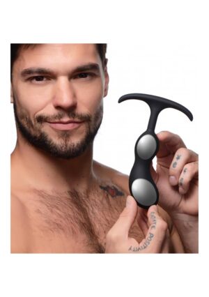 Premium Silicone Weighted Prostate Plug - Medium - Afbeelding 3