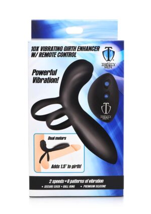 TM Silicone Vibrating Girth Enhancer w/ Remote Control - Afbeelding 2