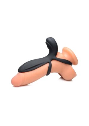 TM Silicone Vibrating Girth Enhancer w/ Remote Control - Afbeelding 3