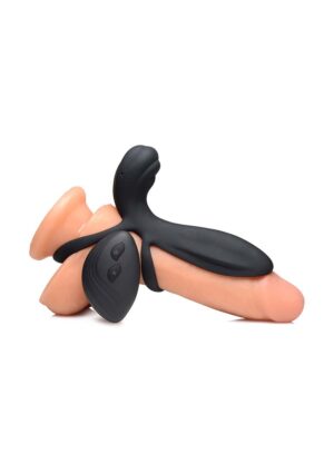 TM Silicone Vibrating Girth Enhancer w/ Remote Control - Afbeelding 6