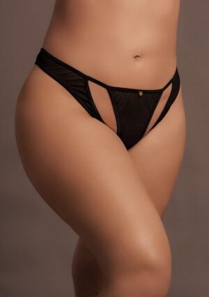 Milou - Brief Open Crotch Golden Details - Black - OSX - Afbeelding 7