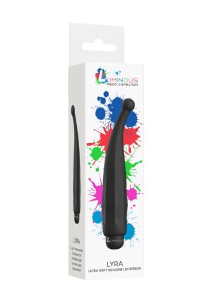 Lyra - ABS Bullet With Sleeve - 10-Speeds - Black - Afbeelding 2
