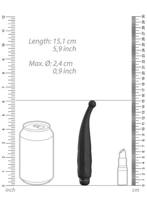 Lyra - ABS Bullet With Sleeve - 10-Speeds - Black - Afbeelding 4