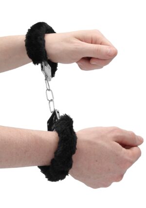 Beginner's Handcuffs Furry - Black - Afbeelding 8