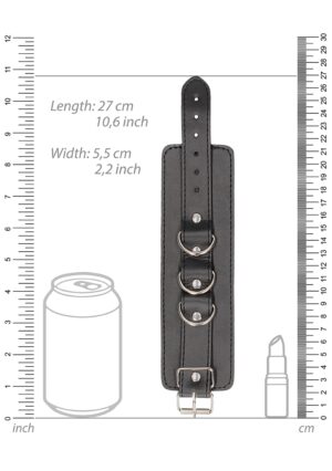 Bonded Leather Hand or Ankle Cuffs - With Adjustable Straps - Afbeelding 4