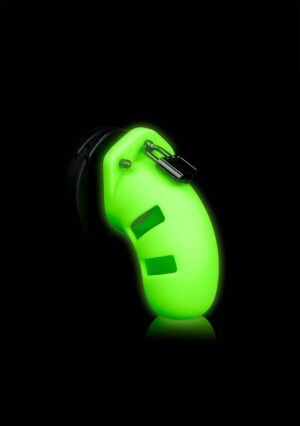 Model 20 Cock Cage - 3.5'' - GitD - Neon Green/Black - Afbeelding 1