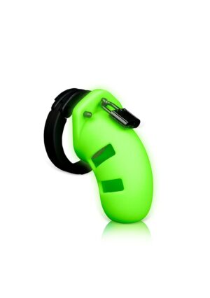 Model 20 Cock Cage - 3.5'' - GitD - Neon Green/Black - Afbeelding 4