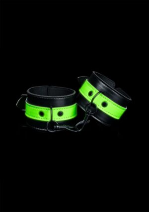 Handcuffs - Glow in the Dark - Neon Green/Black - Afbeelding 1