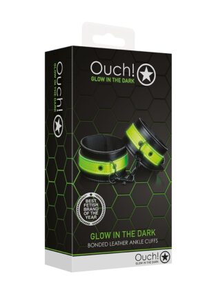 Handcuffs - Glow in the Dark - Neon Green/Black - Afbeelding 2