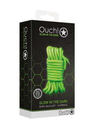 Rope - 5m/16 Strings - Glow in the Dark - Neon Green - Afbeelding 2
