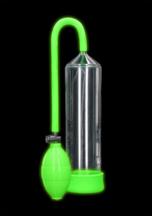Classic Penis Pump - Glow in the Dark - Neon Green - Afbeelding 1