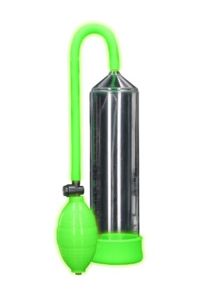 Classic Penis Pump - Glow in the Dark - Neon Green - Afbeelding 4
