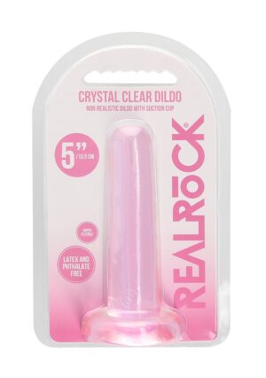 5.3'' / 13.5cm Non Realistic Dildo Suction Cup - Pink - Afbeelding 2