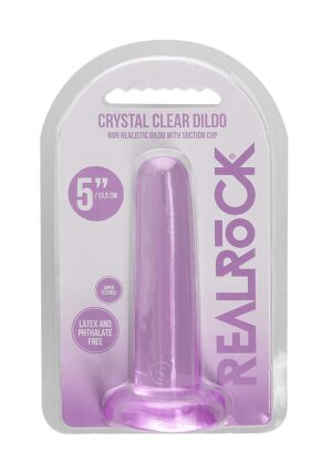 5.3'' / 13.5cm Non Realistic Dildo Suction Cup - Purple - Afbeelding 2