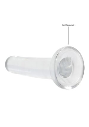 5.3'' / 13.5cm Non Realistic Dildo Suction Cup - Transparent - Afbeelding 4