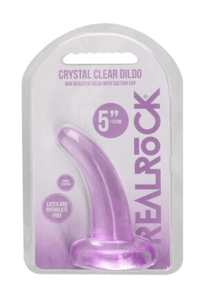 4.5'' / 11.5cm Non Realistic Dildo Suction Cup - Purple - Afbeelding 2
