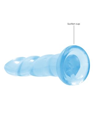 7'' / 17cm Non Realistic Dildo Suction Cup - Blue - Afbeelding 4