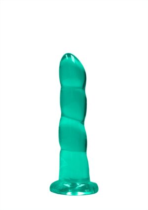 7'' / 17cm Non Realistic Dildo Suction Cup - Turquoise - Afbeelding 1