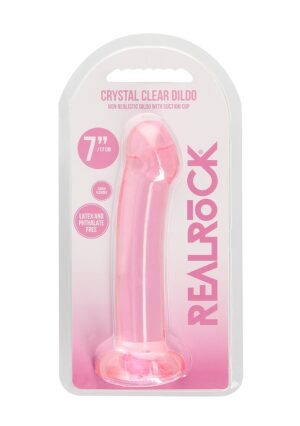 6.7'' / 17cm Non Realistic Dildo Suction Cup - Pink - Afbeelding 2