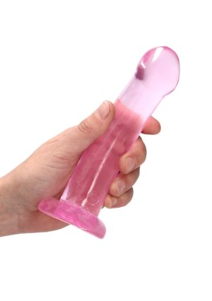 6.7'' / 17cm Non Realistic Dildo Suction Cup - Pink - Afbeelding 5