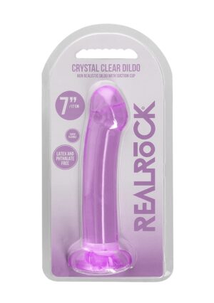 6.7'' / 17cm Non Realistic Dildo Suction Cup - Purple - Afbeelding 2
